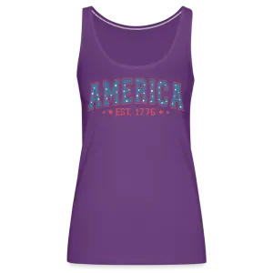 American Legacy: Premium Women's Tank Top with 'America EST. 1776'