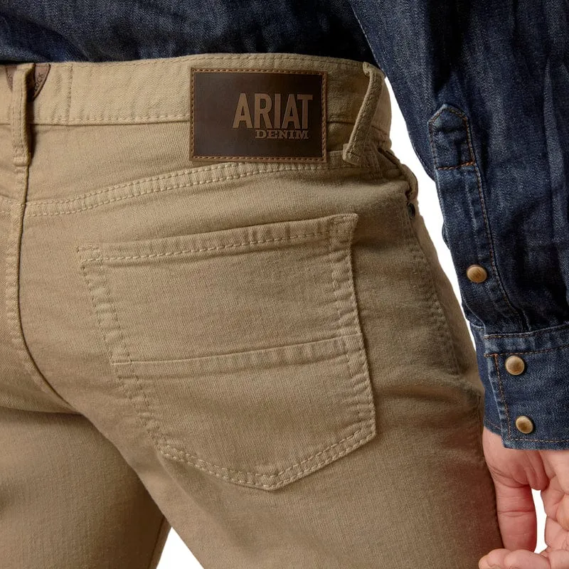 Ariat Men's M7 Grizzly Dark Khaki Straight Leg Jeans 10044369