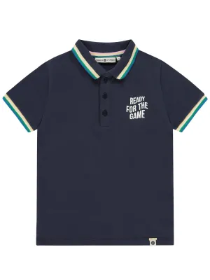 Babyface- Boy's t-shirt Polo-BBE24207637 Blue