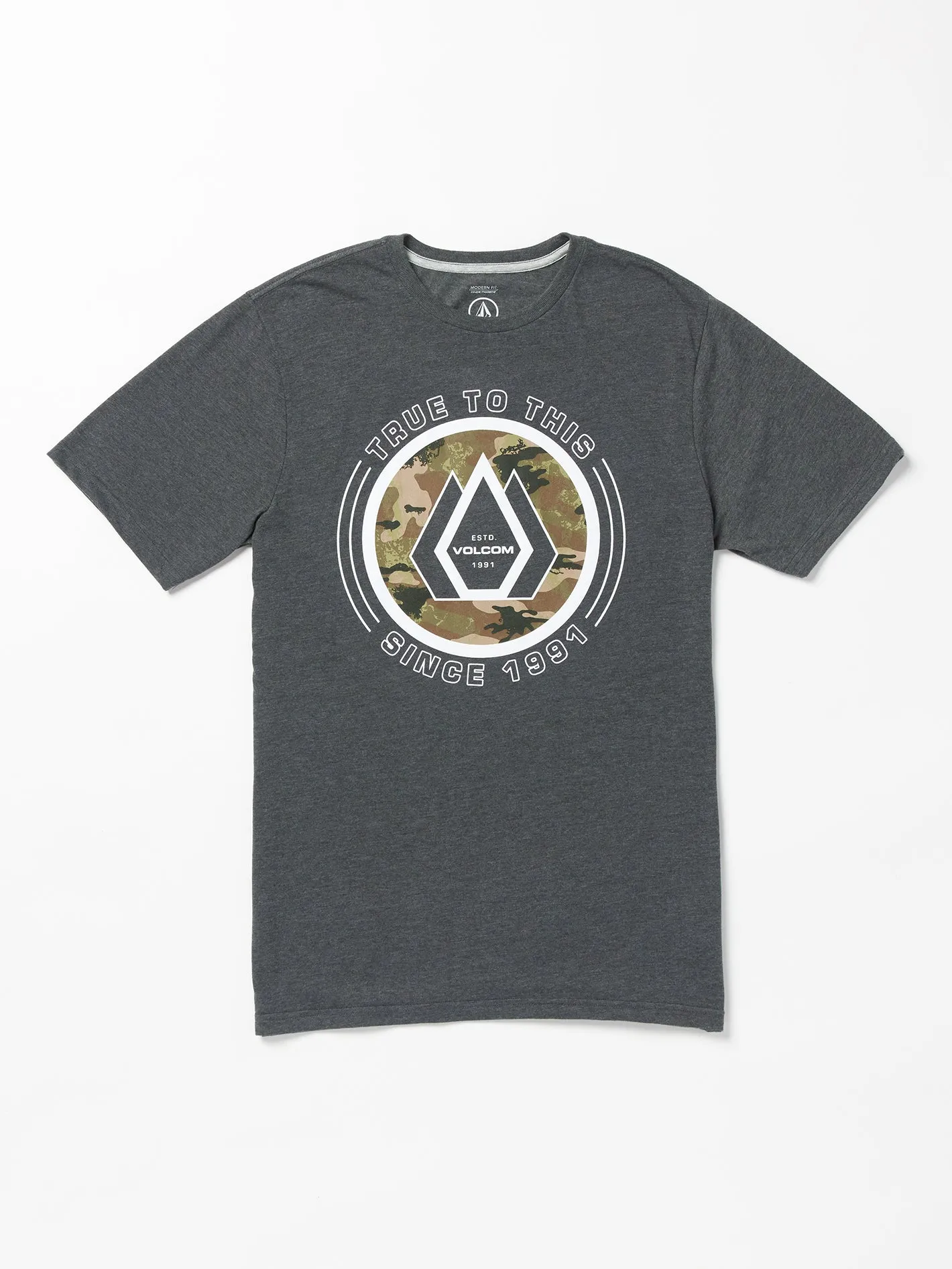 Big Boys Linkfill Short Sleeve Tee - Dark Black Heather