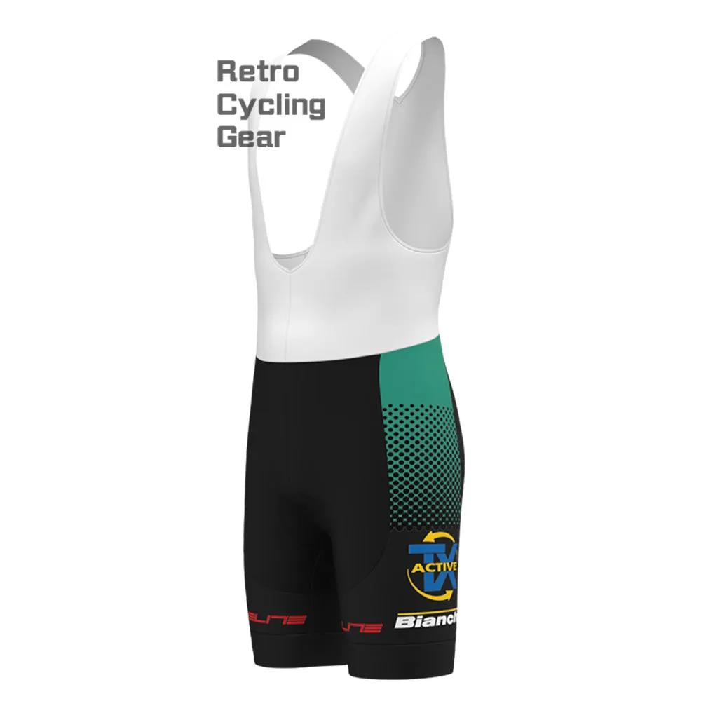 black  Bianchi Bib Cycling Shorts