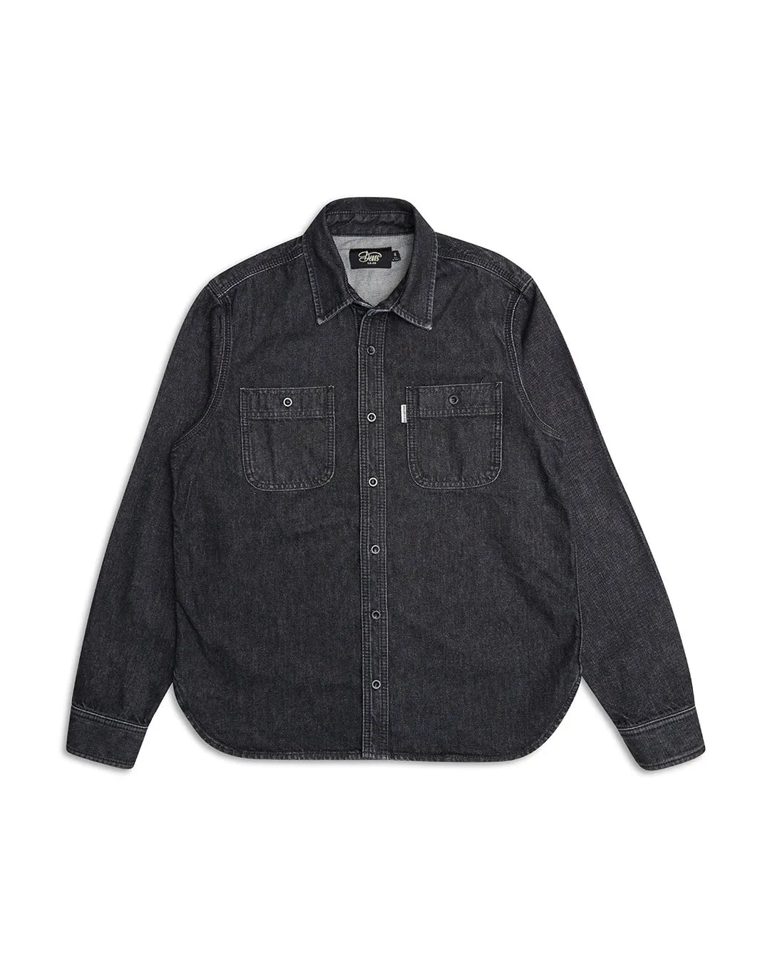 Boston Denim Shirt - Washed Black