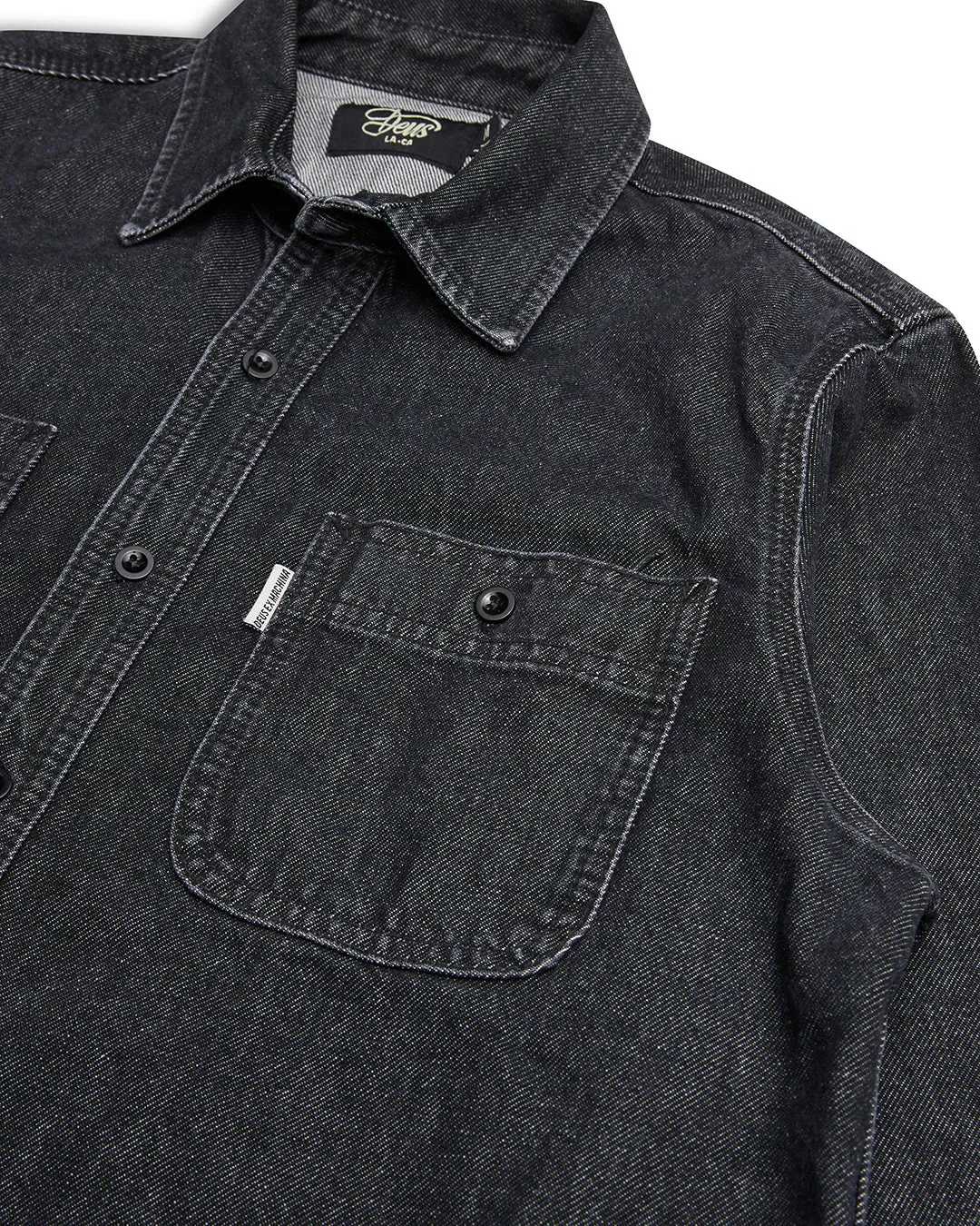 Boston Denim Shirt - Washed Black