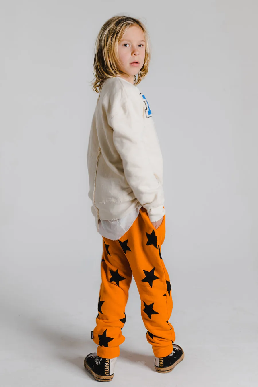 Boys Pants Nununu Star Baggy - Orange