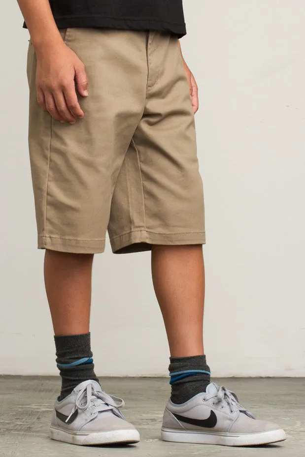 Boys Shorts RVCA Weekday - Dark Khaki