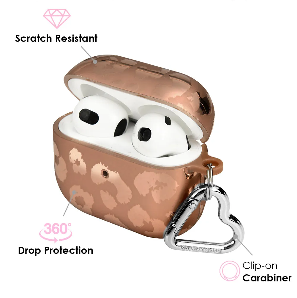 Bronze Chrome Leopard AirPod Case