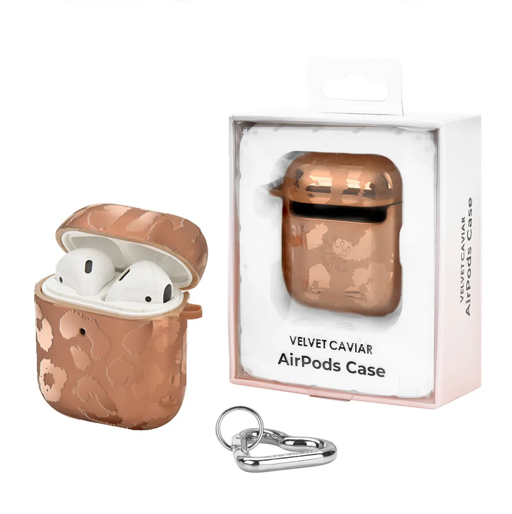 Bronze Chrome Leopard AirPod Case