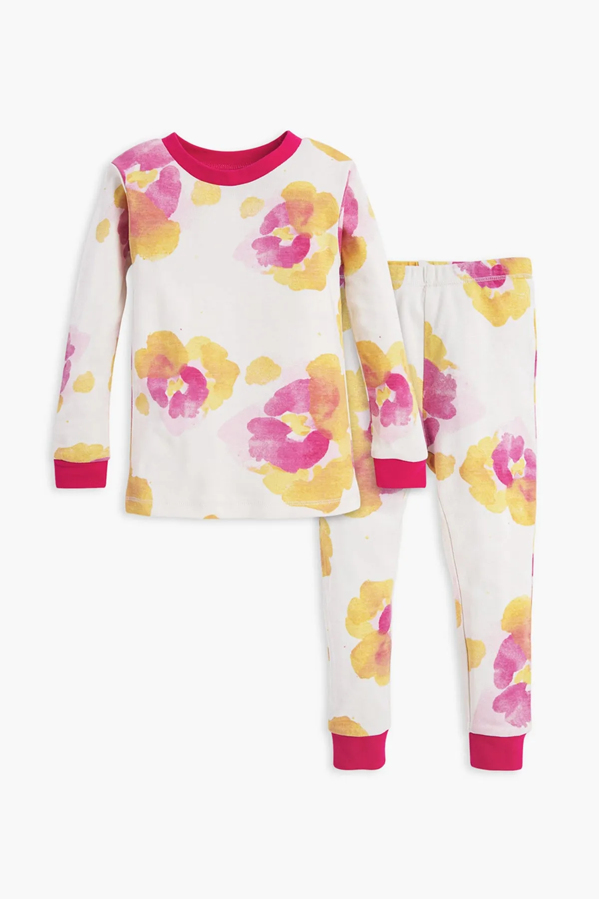 Burt's Bees Exploded Pansies Kids Pajama Set