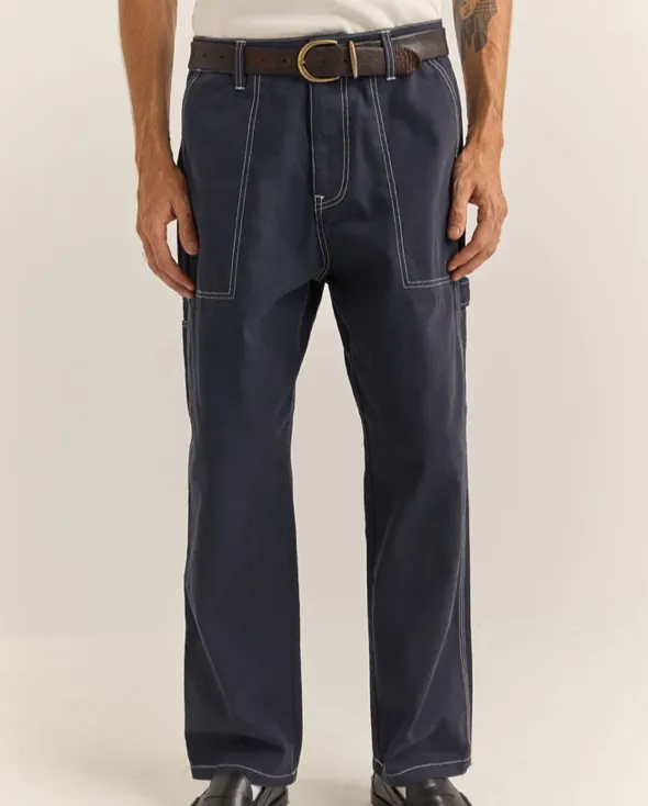 Carpenter Canvas Pant in Indigo