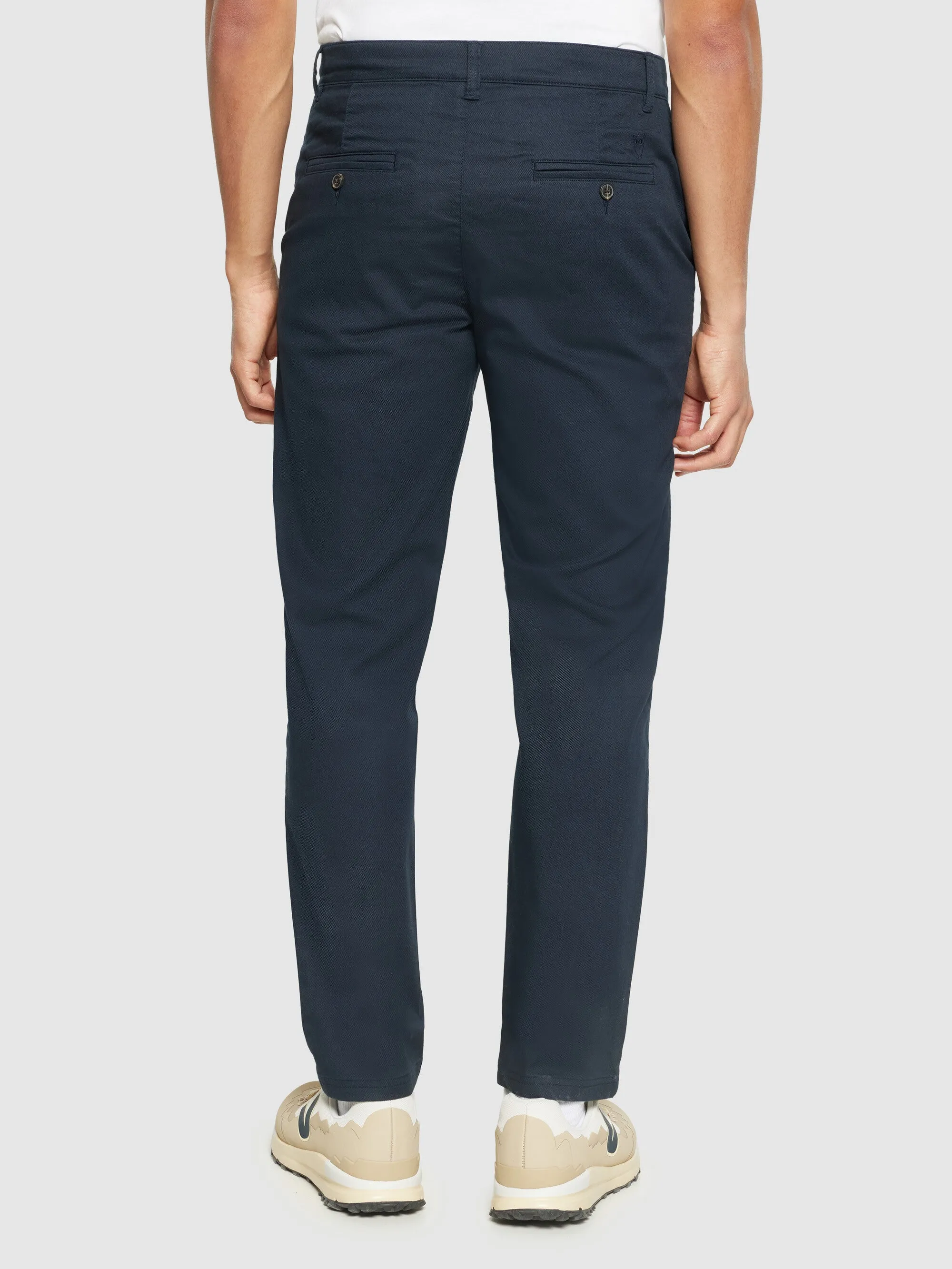 CHUCK regular canvas pants - GOTS/Vegan - Total Eclipse