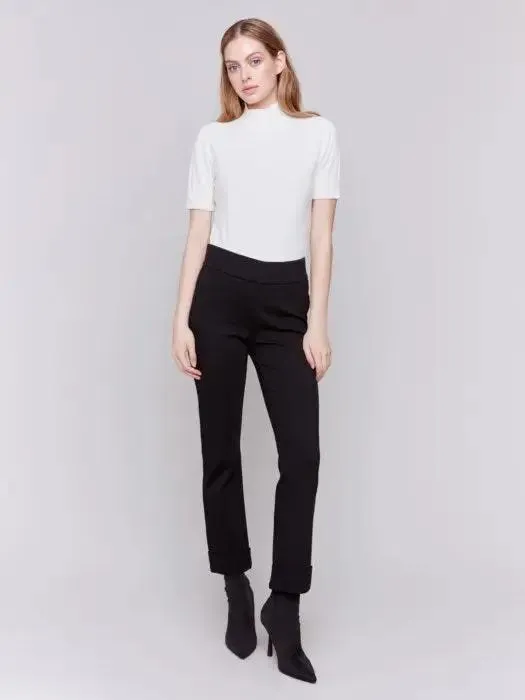 Cuffed Ponte Pant