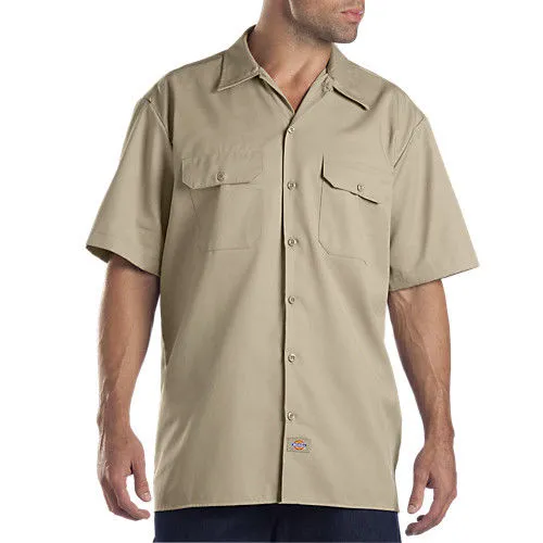 Dickies 1574 S-2XL Short Sleeve Button Down Work Shirt