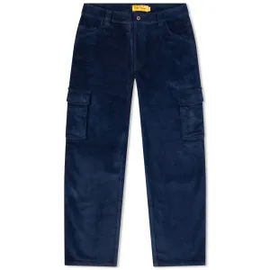 Dime Relaxed Cord cargo pants, navy blue