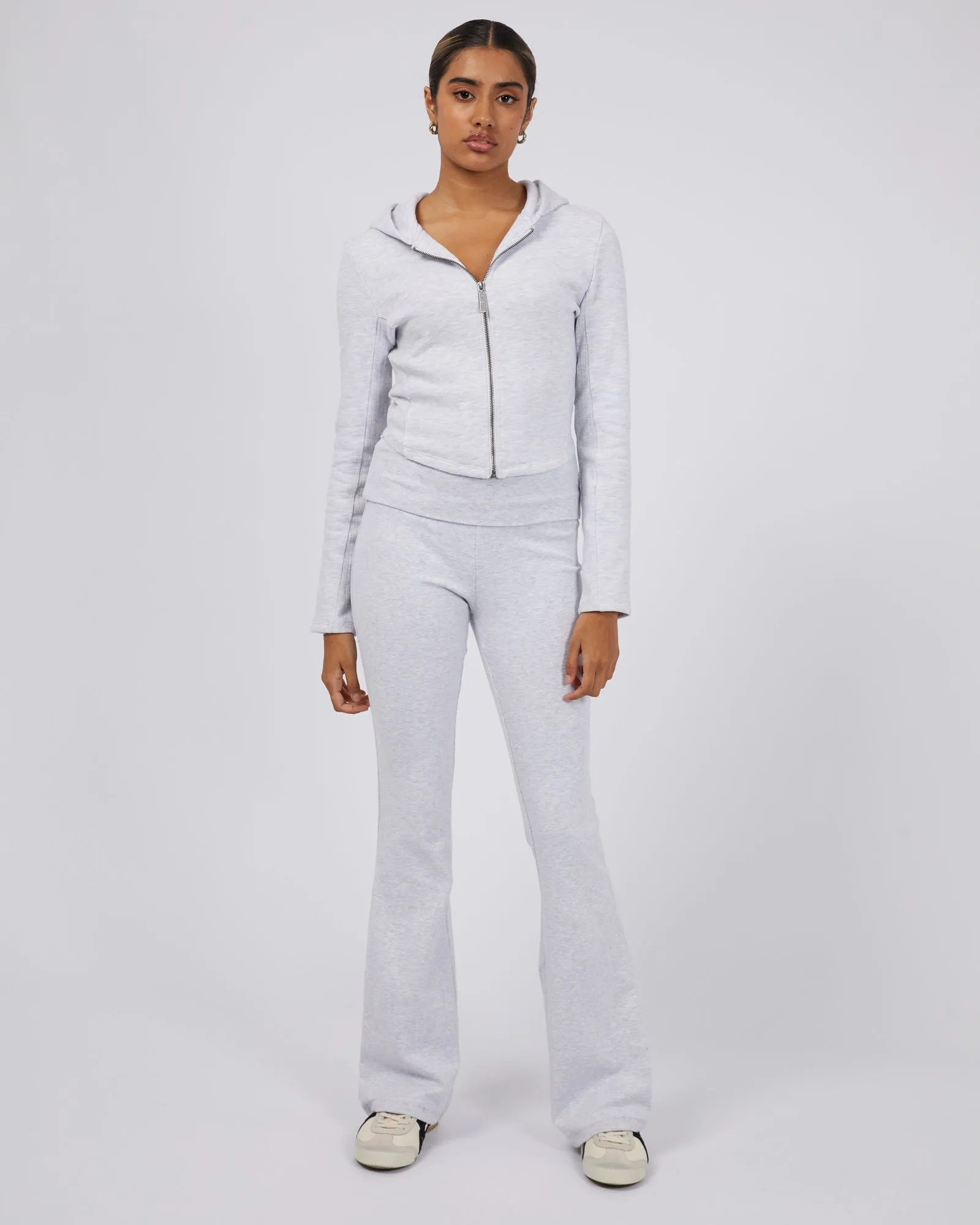 Elina Flare Pant Snow Marle