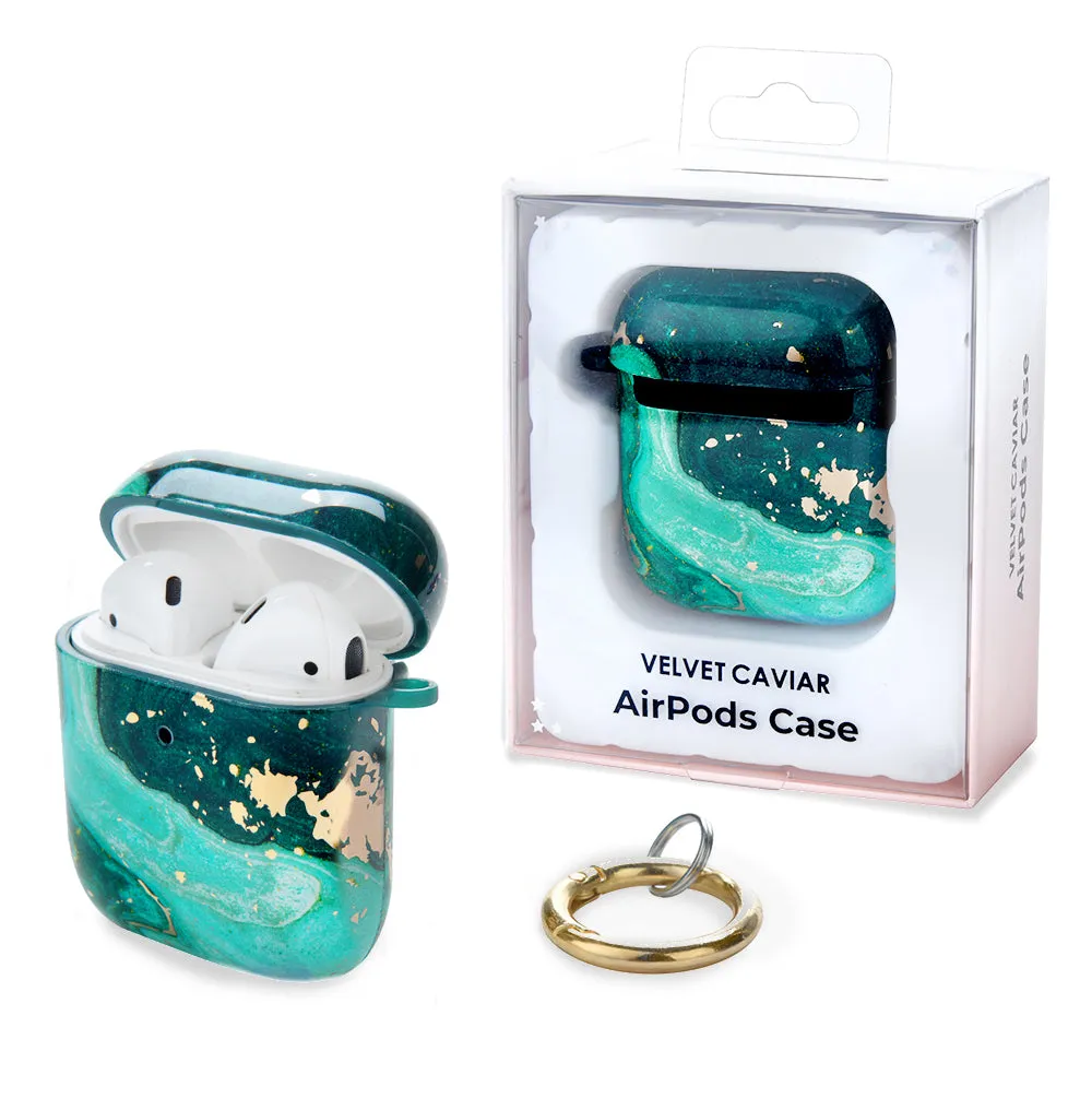 Emerald Marble AirPods Case