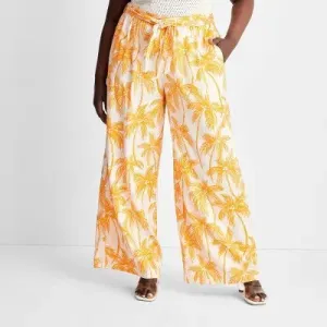 Future Collective with Alani Noelle Womens Relaxed Wide-Pants