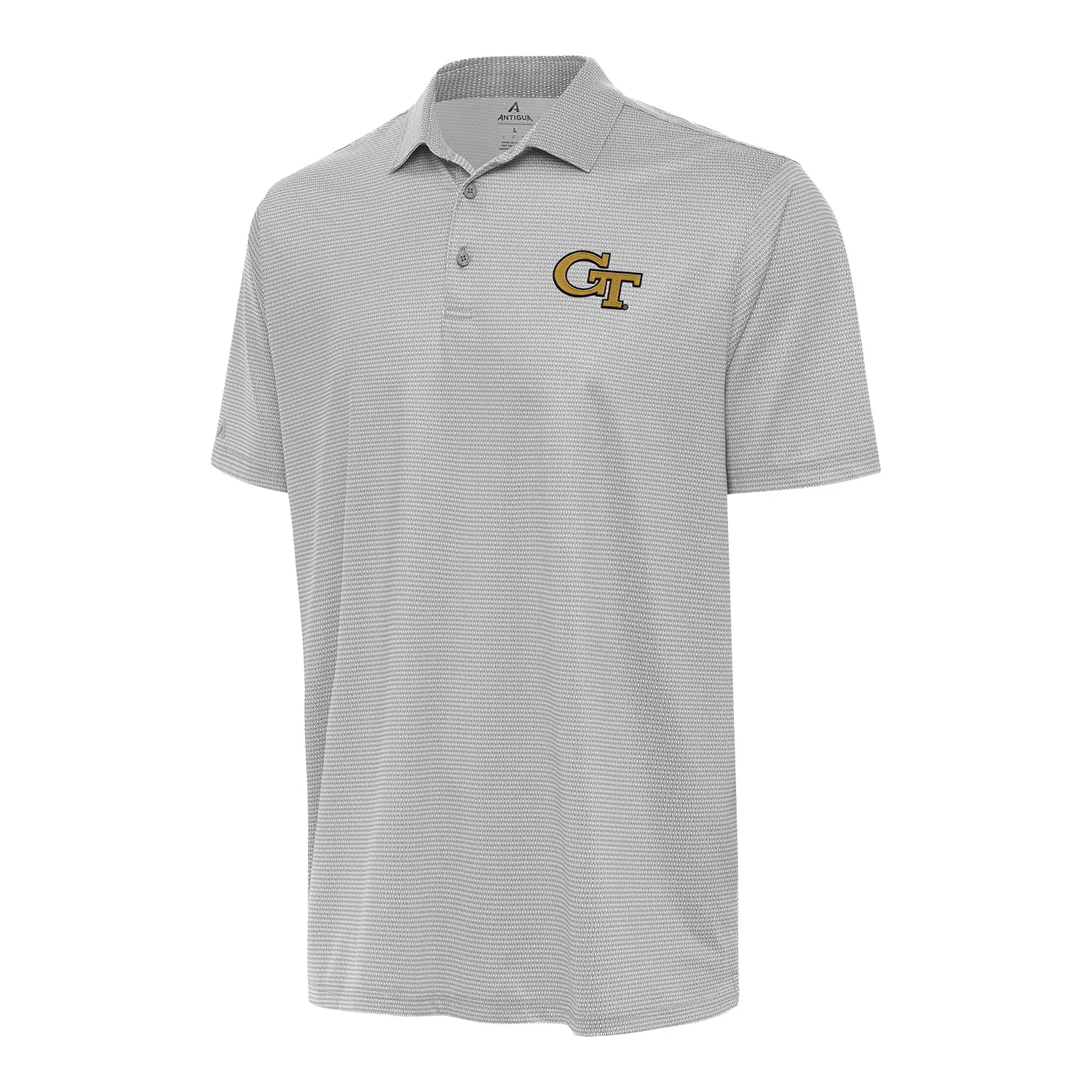 Georgia Tech Yellow Jackets Rings Grey Polo