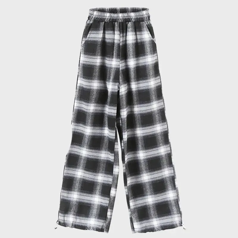 Girls' Suits Western Style Korean Children's Clothing Trendy Plaid Trousers Big Kids