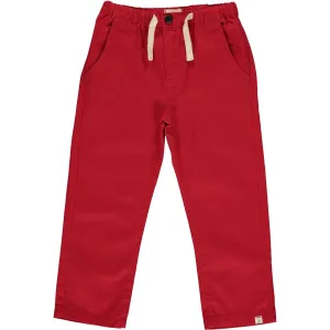 Jay Twill Pants, Red