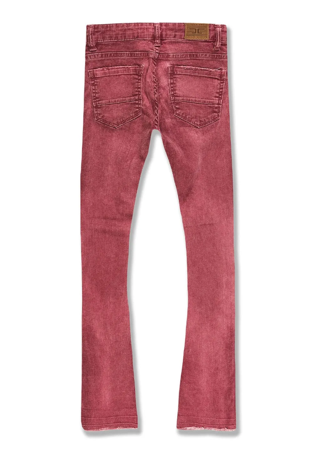 Kids Stacked Santorini Denim (Dusty Rose)