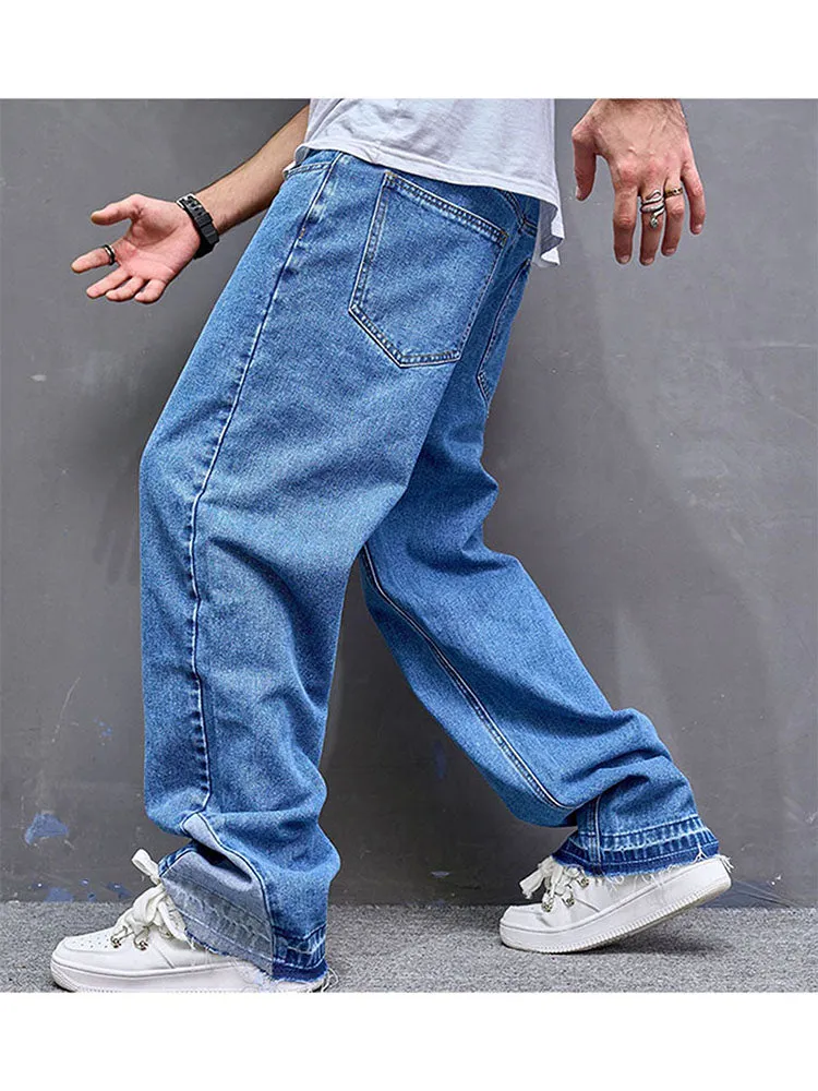 Men'S Vintage Casual Loose Jeans