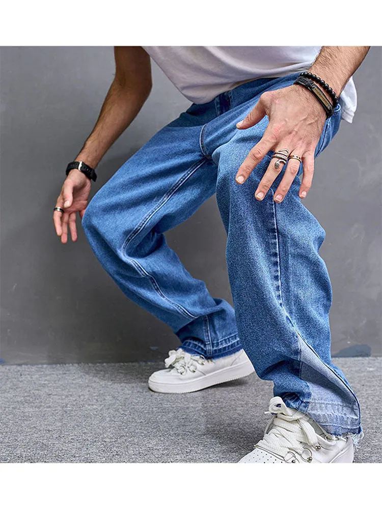 Men'S Vintage Casual Loose Jeans