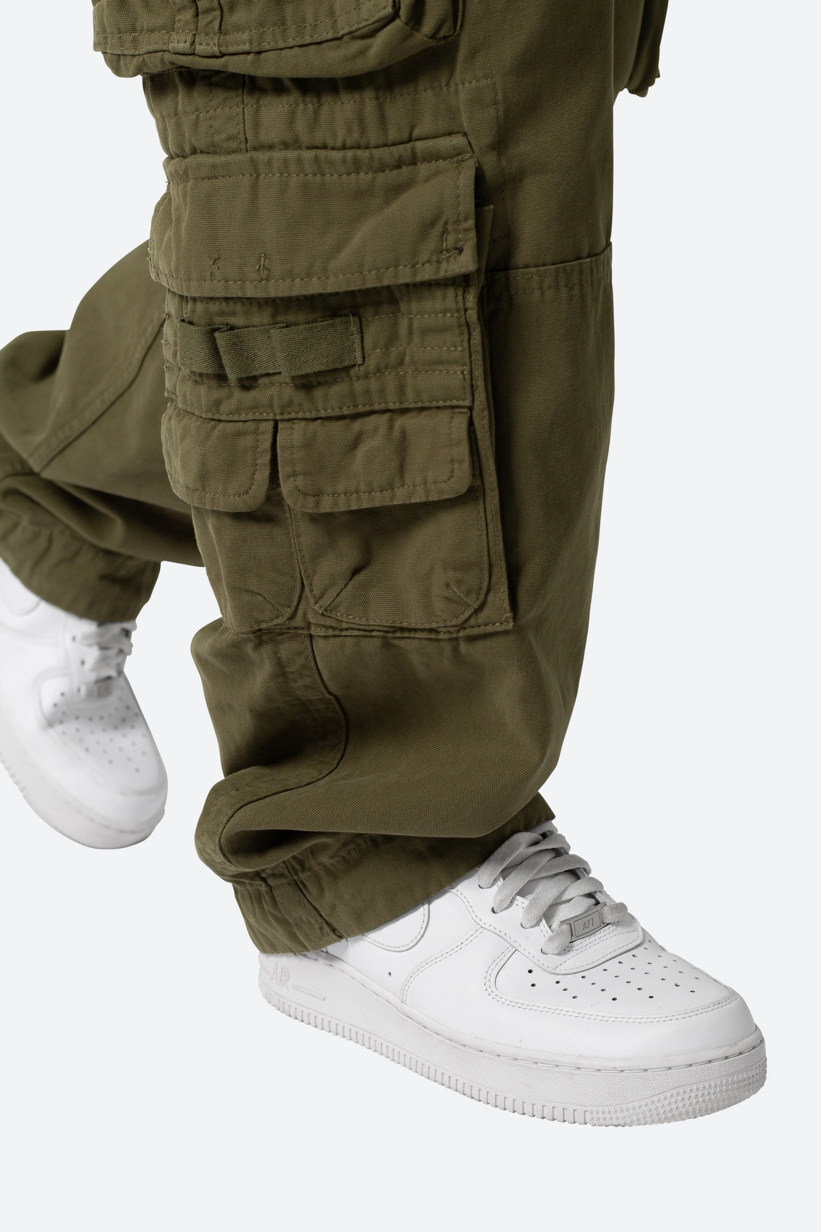 Military Cargo Pants - Olive