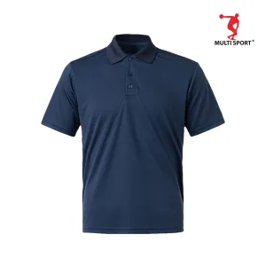 MULTISPORT SHORT SLEVEE MINI EYELET POLO (NAVY BLUE)