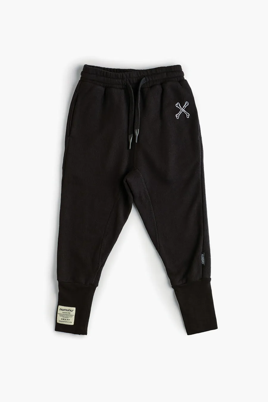 Nununu Rounded Baggy Kids Pants - Black