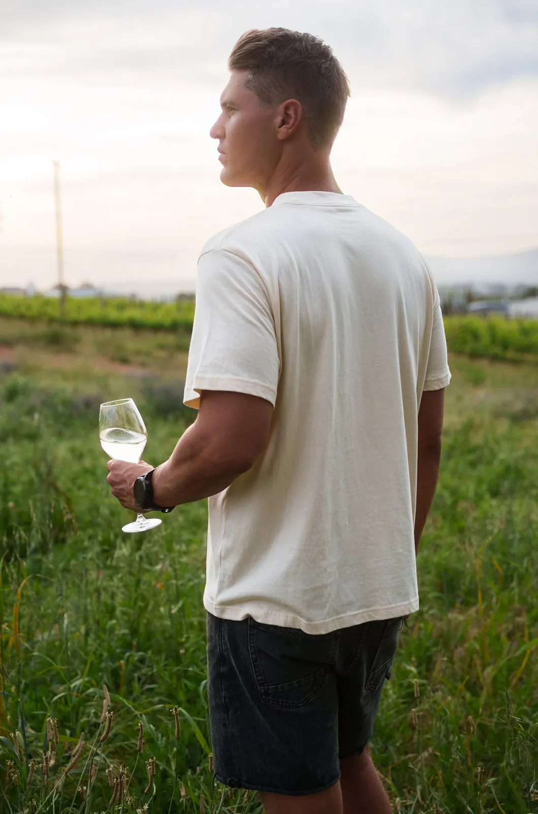 OG Relaxed Tee in Creme