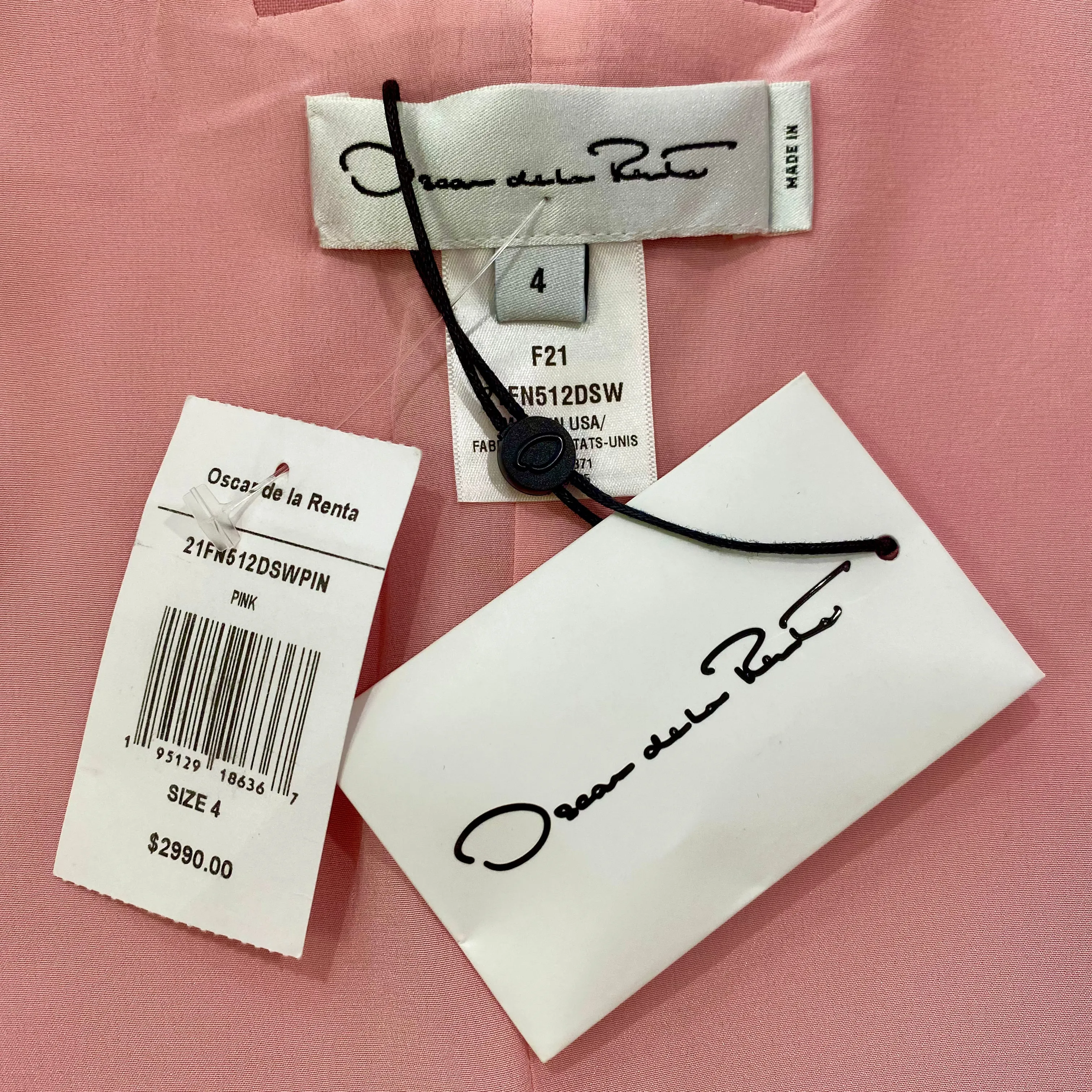 Oscar de la Renta 2021 Pink Suit