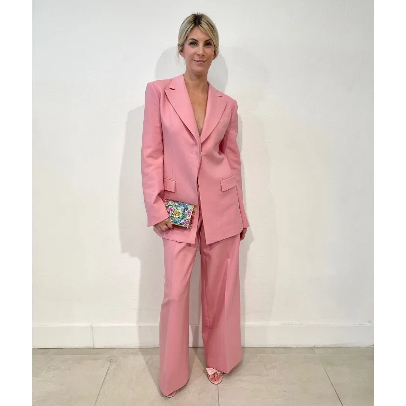 Oscar de la Renta 2021 Pink Suit