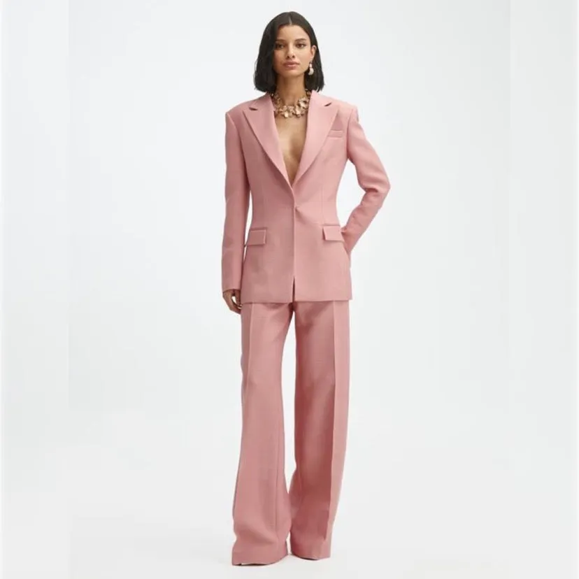 Oscar de la Renta 2021 Pink Suit