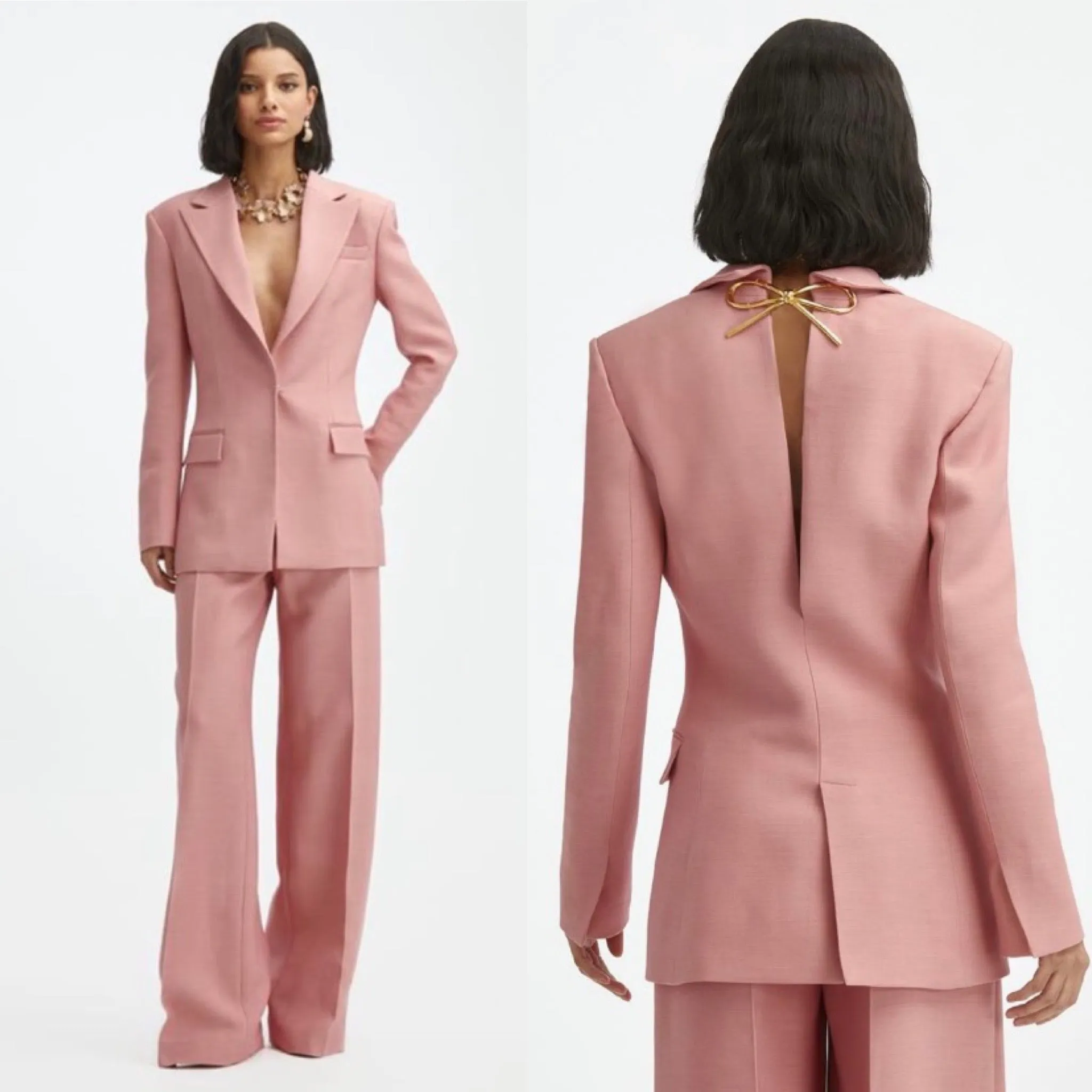 Oscar de la Renta 2021 Pink Suit