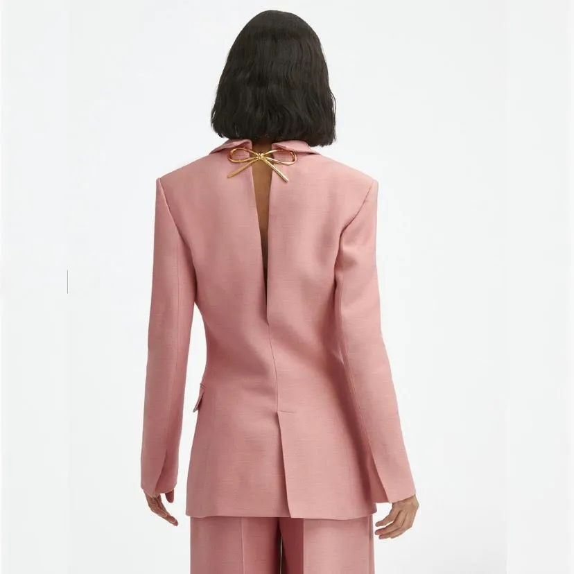 Oscar de la Renta 2021 Pink Suit