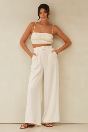 Penelope Top & Pants Co-ord White