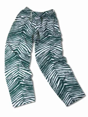 Philadelphia Eagles ZUBAZ Midnight Green White Vintage Style Zebra Logo Pants