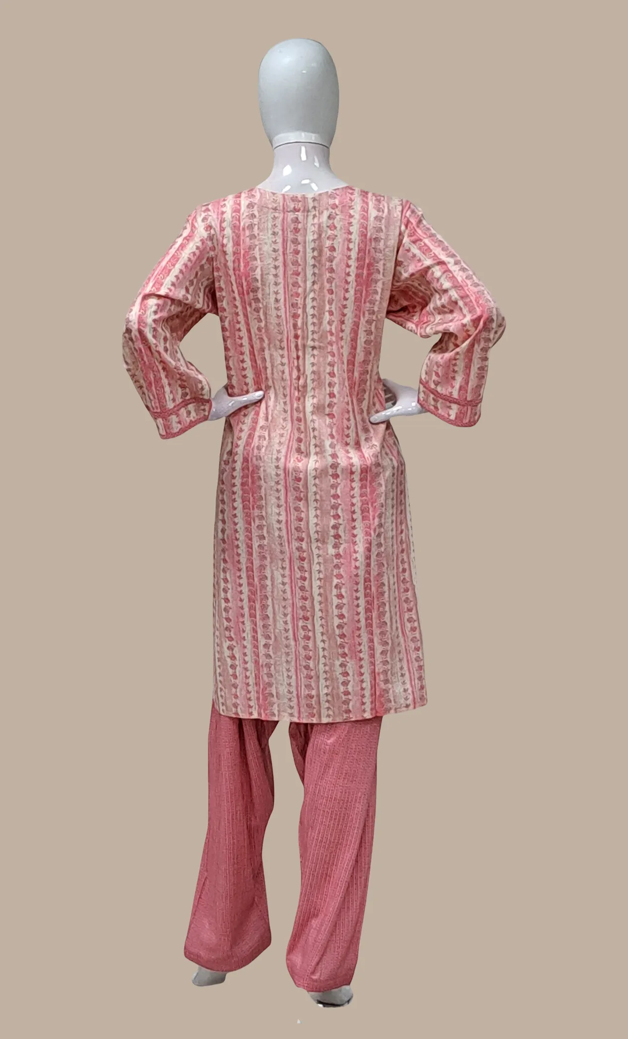 Rose Pink Printed Salwar