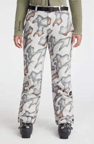 Star Printed Snow Pants | Hiker Camo