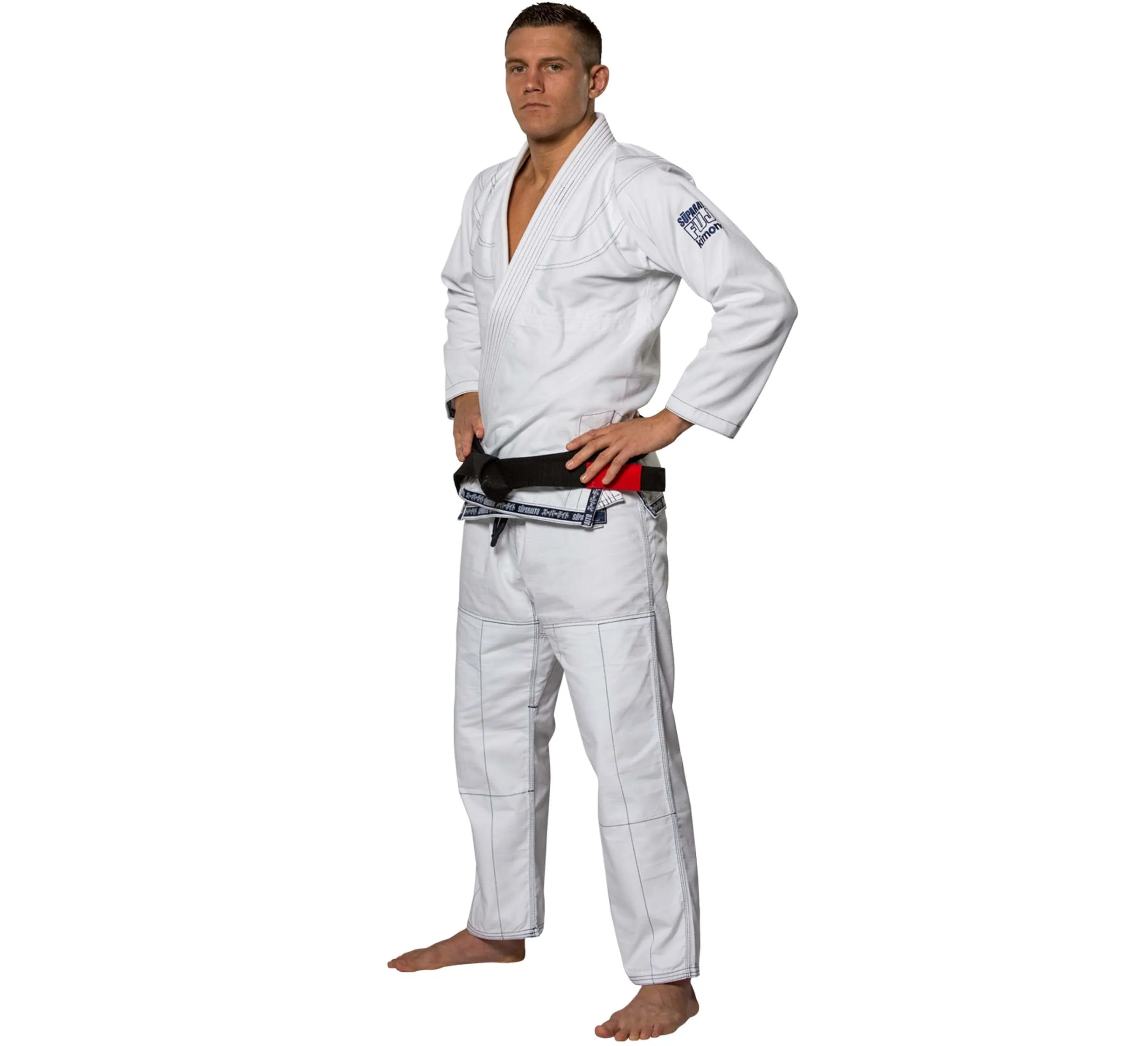 Suparaito BJJ Gi White