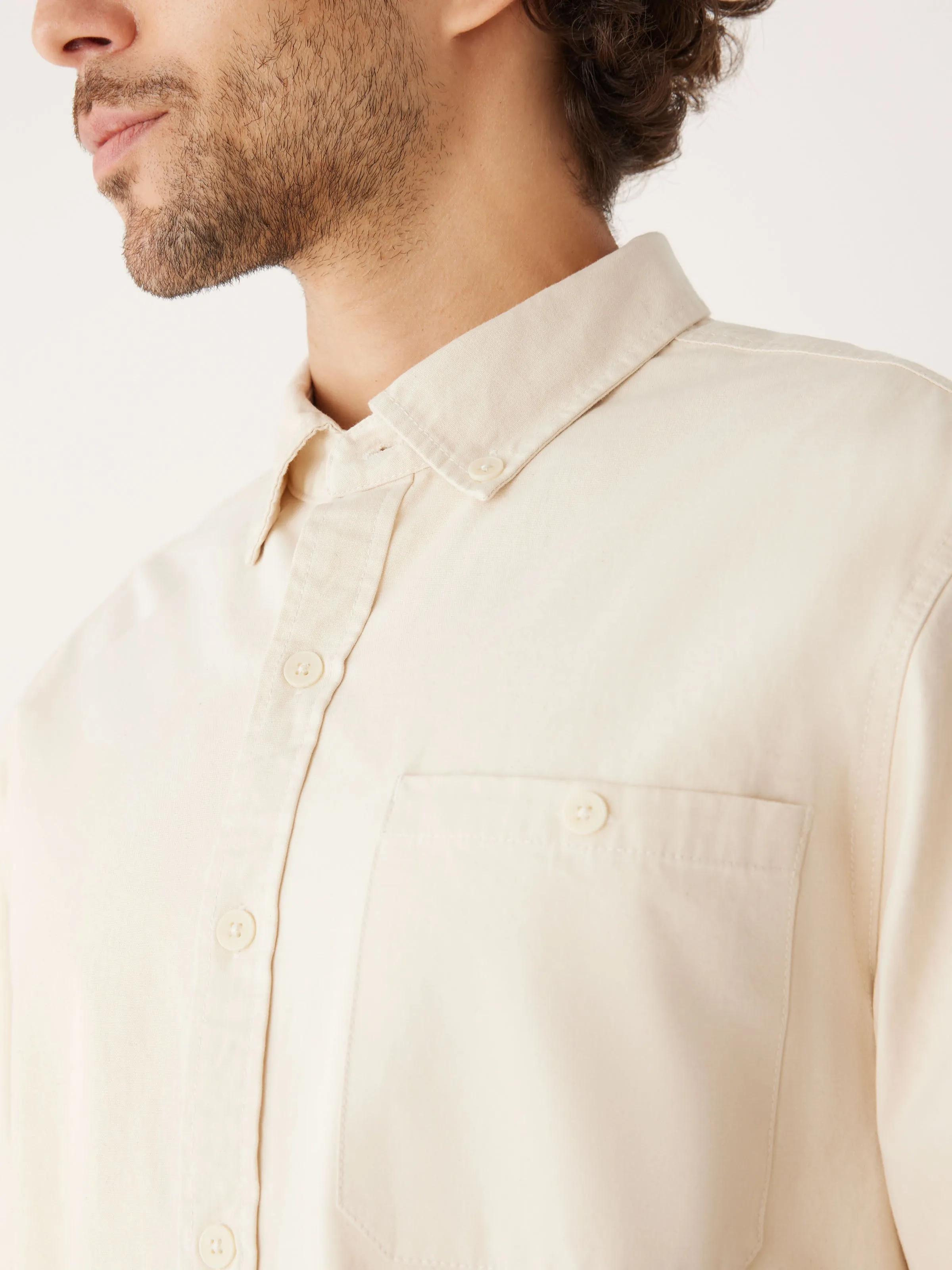 The Worker Kapok Shirt in Cream