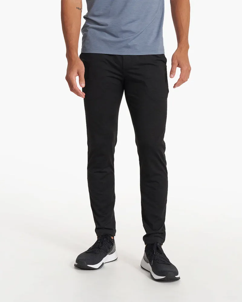 VUORI Ponto Performance Pant - BLACK HEATHER