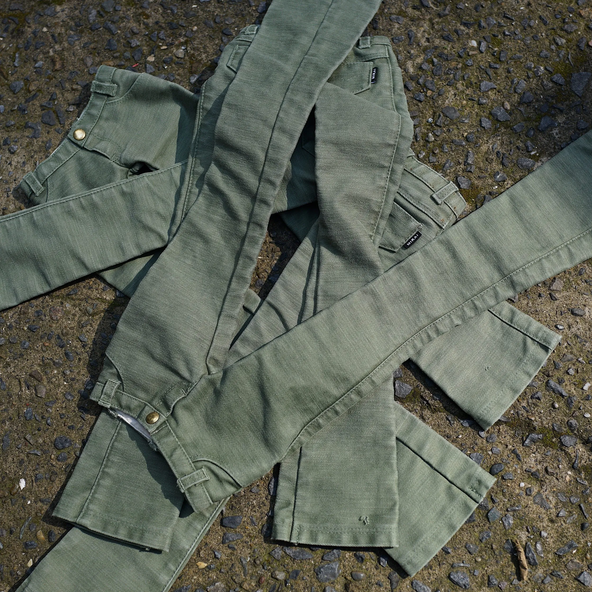 Weathered Olive Green Pants